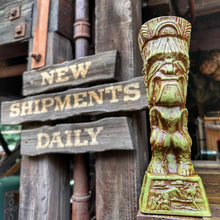 Load image into Gallery viewer, Journey to Hawaii Tiki Mug - Jungle Relic Green Limited Edition of 300, designed by Lost Tiki, Jeff Granito, Thor, and sculpted by Thor - Ready to Ship! (FREE SHIPPING in U.S.)