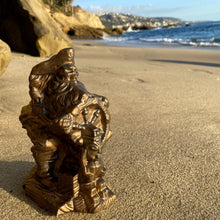 Load image into Gallery viewer, Tom "Thor" Thordarson's Pirate at the Helm Tiki Mug - 'Golden Hour' Limited Edition - DECOR USE ONLY - Ready to Ship! (FREE SHIPPING in U.S.)