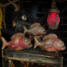 Load image into Gallery viewer, Jungle River Piranha ceramic Tiki Mug - 3 Limited Editions of 275 Combined - Made in USA - Ready to Ship! - (FREE Shipping in U.S.)