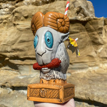 Load image into Gallery viewer, Tiki tOny's KAO POW The Thunder Goat Tiki Mug (Whoopsies), sculpted by Thor - Ready to Ship! (FREE SHIPPING in U.S.)