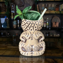 Load image into Gallery viewer, Treasure Tiki Mug, designed and sculpted by Thor - Ready to Ship! (FREE SHIPPING in U.S.)