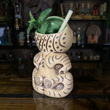 Load image into Gallery viewer, Treasure Tiki Mug, designed and sculpted by Thor - Ready to Ship! (FREE SHIPPING in U.S.)