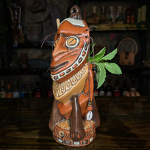 Load image into Gallery viewer, Danielle Mann's "Headhunter Trophy" - Ceramic Tiki Mug - Ready to Ship! (FREE Shipping in U.S.)