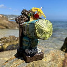Load image into Gallery viewer, Tiki tOny's Hanging Toucan Tiki Mug (Blue-Green), sculpted by Thor - Ready to Ship! (FREE SHIPPING in U.S.)