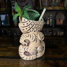 Load image into Gallery viewer, Treasure Tiki Mug, designed and sculpted by Thor - Ready to Ship! (FREE SHIPPING in U.S.)