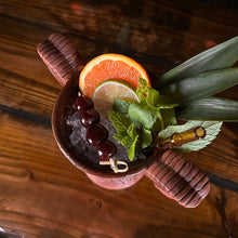 Load image into Gallery viewer, Doug Horne's Outrigger Chalice Tiki Mug, sculpted by Thor - Ready to Ship (FREE SHIPPING in U.S.)