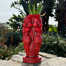 Load image into Gallery viewer, Jeff Granito's RedRum - Ceramic Tiki Mug - Bright Red Rum - Ready to Ship! (FREE Shipping in U.S.)