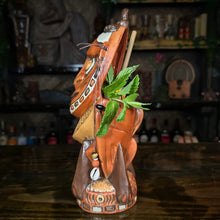 Load image into Gallery viewer, Danielle Mann's "Headhunter Trophy" - Ceramic Tiki Mug - Ready to Ship! (FREE Shipping in U.S.)
