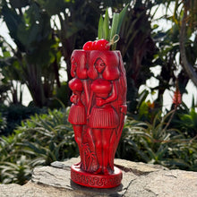 Load image into Gallery viewer, Jeff Granito's RedRum - Ceramic Tiki Mug - Bright Red Rum - Ready to Ship! (FREE Shipping in U.S.)