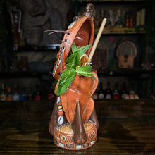 Load image into Gallery viewer, Danielle Mann's "Headhunter Trophy" - Ceramic Tiki Mug - Ready to Ship! (FREE Shipping in U.S.)