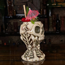 Load image into Gallery viewer, Jeff Granito's Calix Mortis II ceramic Tiki Mug, sculpted by Thor - Ready to Ship! (FREE Shipping in U.S.)