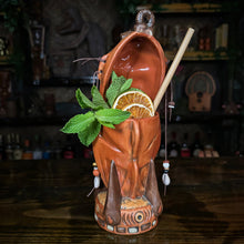 Load image into Gallery viewer, Danielle Mann's "Headhunter Trophy" - Ceramic Tiki Mug - Ready to Ship! (FREE Shipping in U.S.)