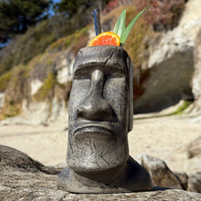 Load image into Gallery viewer, Mysterious Moai - Ceramic Tiki Mug - Ready to Ship