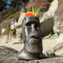 Load image into Gallery viewer, Mysterious Moai - Ceramic Tiki Mug - Ready to Ship