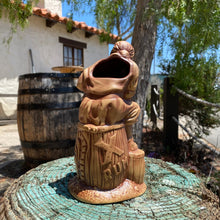 Load image into Gallery viewer, Tom "Thor" Thordarson's "C'Arrrrrrrvin Me Tikis" edition - Sliver me Timbers Tiki Mug - Ready to Ship! (FREE SHIPPING in U.S.)
