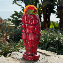 Load image into Gallery viewer, Jeff Granito's RedRum- Ceramic Tiki Mug - Dark Red Rum - Ready to Ship! (FREE Shipping in U.S.)