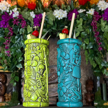 Load image into Gallery viewer, Jeff Granito’s “Tiki Portraits” (2 different mugs!) - Ceramic Tiki Mugs, sculpt by Thor - Ready to Ship (FREE SHIPPING in U.S.)