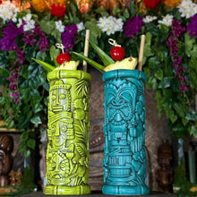 Load image into Gallery viewer, Jeff Granito’s “Tiki Portraits” (2 different mugs!) - Ceramic Tiki Mugs, sculpt by Thor - Ready to Ship (FREE SHIPPING in U.S.)