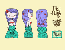 Load image into Gallery viewer, Tiki tOny's Lagoon Mermaid LAVENDER HAIR Tiki Mug - Ready to Ship! (FREE SHIPPING in U.S.)