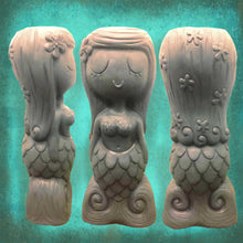 Load image into Gallery viewer, Tiki tOny's Lagoon Mermaid LAVENDER HAIR Tiki Mug - Ready to Ship! (FREE SHIPPING in U.S.)