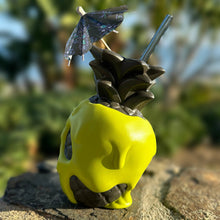 Load image into Gallery viewer, Jeff Granito's Poison Pineapple - Ceramic Tiki Mug - Apple Green - Ready to Ship! (FREE Shipping in U.S.)