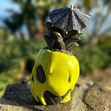 Load image into Gallery viewer, Jeff Granito's Poison Pineapple - Ceramic Tiki Mug - Apple Green - Ready to Ship! (FREE Shipping in U.S.)
