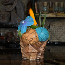 Load image into Gallery viewer, Jeff Granito's Escape to Adventure Tiki Mug, sculpted by Thor - Ready to Ship! (FREE SHIPPING in U.S.)
