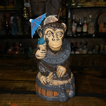 Load image into Gallery viewer, Doug Horne's Booze Chimp Tiki Mug, sculpted by Thor - Ready to Ship! (FREE SHIPPING in U.S.)
