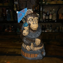 Load image into Gallery viewer, Doug Horne's Booze Chimp Tiki Mug, sculpted by Thor - Ready to Ship! (FREE SHIPPING in U.S.)