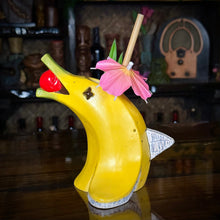 Load image into Gallery viewer, Flipper Sipper - Ceramic Tiki Mug, sculpt by Thor - Ready to Ship (FREE SHIPPING in U.S.)