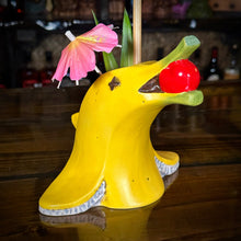 Load image into Gallery viewer, Flipper Sipper - Ceramic Tiki Mug, sculpt by Thor - Ready to Ship (FREE SHIPPING in U.S.)