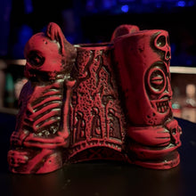 Load image into Gallery viewer, Nightmarchers Tiki Mug, designed by Doug Horne, BigToe, Ken Ruzic, McBiff, sculpted by Thor - Limited Edition of 500 - Ready to Ship!
