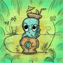 Load image into Gallery viewer, Tiki tOny's Drunktapus Tiki Mug, sculpted by Thor - DECOR USE ONLY - Ready to Ship! (FREE SHIPPING in U.S.)