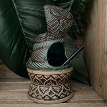 Load image into Gallery viewer, Cobra Idol Tiki Mug, designed and sculpted by Thor - Ready to Ship (FREE SHIPPING in U.S.)