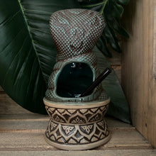 Load image into Gallery viewer, Cobra Idol Tiki Mug, designed and sculpted by Thor - Ready to Ship (FREE SHIPPING in U.S.)