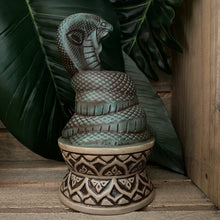 Load image into Gallery viewer, Cobra Idol Tiki Mug, designed and sculpted by Thor - Ready to Ship (FREE SHIPPING in U.S.)
