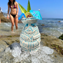 Load image into Gallery viewer, Tiki tOny's Yeti on Vacation Tiki Mug, sculpted by Thor - Limited Edition - Ready to Ship (FREE SHIPPING in U.S.)