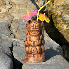 Load image into Gallery viewer, Tahitian Trio Tiki Mug, designed by TikiLand and sculpted by Thor - Ready to Ship! (FREE SHIPPING in U.S.)