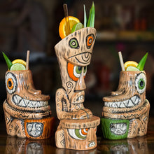 Load image into Gallery viewer, Tiki tOny's Enchanted Tiki Room Chanting Drummer ceramic Tiki Mug - Ready to Ship! (FREE Shipping in U.S.)