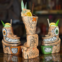 Load image into Gallery viewer, Tiki tOny's Enchanted Tiki Room Chanting Drummer ceramic Tiki Mug - Ready to Ship! (FREE Shipping in U.S.)