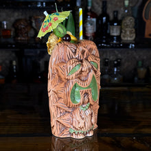 Load image into Gallery viewer, The Griper Tiki Mug (Green) designed by Ken Ruzic, sculpted by Thor - Limited Edition of 250 - Ready to Ship! (FREE SHIPPING in U.S.)