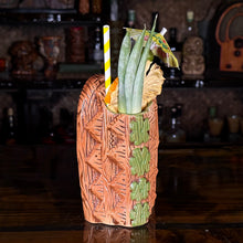 Load image into Gallery viewer, The Griper Tiki Mug (Green) designed by Ken Ruzic, sculpted by Thor - Limited Edition of 250 - Ready to Ship! (FREE SHIPPING in U.S.)