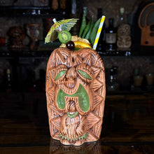 Load image into Gallery viewer, The Griper Tiki Mug (Green) designed by Ken Ruzic, sculpted by Thor - Limited Edition of 250 - Ready to Ship! (FREE SHIPPING in U.S.)