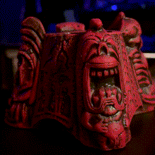 Load image into Gallery viewer, Nightmarchers Tiki Mug, designed by Doug Horne, BigToe, Ken Ruzic, McBiff, sculpted by Thor - Limited Edition of 500 - Ready to Ship!