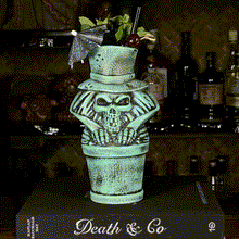 Load image into Gallery viewer, Thor's Haunted Hatbox Tiki Mug - Ready to Ship! (FREE SHIPPING in U.S.)