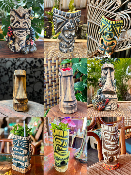 New Tiki Mugs by Woody Miller today at Noon Pacific 5/13