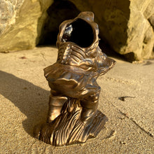 Load image into Gallery viewer, Tom &quot;Thor&quot; Thordarson&#39;s Pirate at the Helm Tiki Mug - &#39;Golden Hour&#39; Limited Edition -  DECOR USE ONLY - Ready to Ship! (FREE SHIPPING in U.S.)
