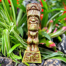 Load image into Gallery viewer, Journey to Hawaii Tiki Mug - Jungle Relic Green Limited Edition of 300, designed by Lost Tiki, Jeff Granito, Thor, and sculpted by Thor - DECOR USE ONLY - Ready to Ship!

