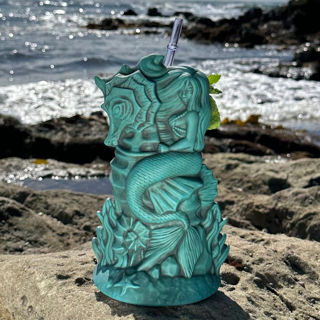 Siren of the Seas Tiki Mug, sculpt by Thor - Ready to Ship!