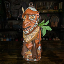 Load image into Gallery viewer, Danielle Mann&#39;s &quot;Headhunter Trophy&quot; - Ceramic Tiki Mug - Ready to Ship! (FREE Shipping in U.S.)
